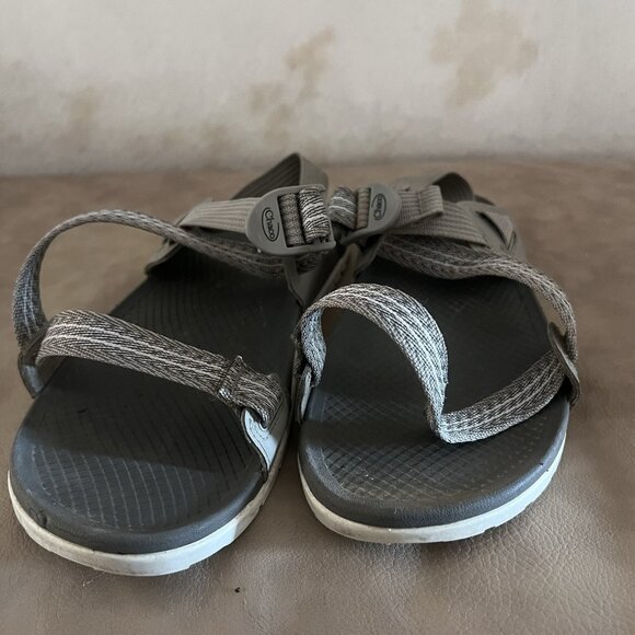 Chaco Classic Womens Gray Multicolor Hiking Jacquard Strappy Sandals Size 10 - Picture 1 of 8